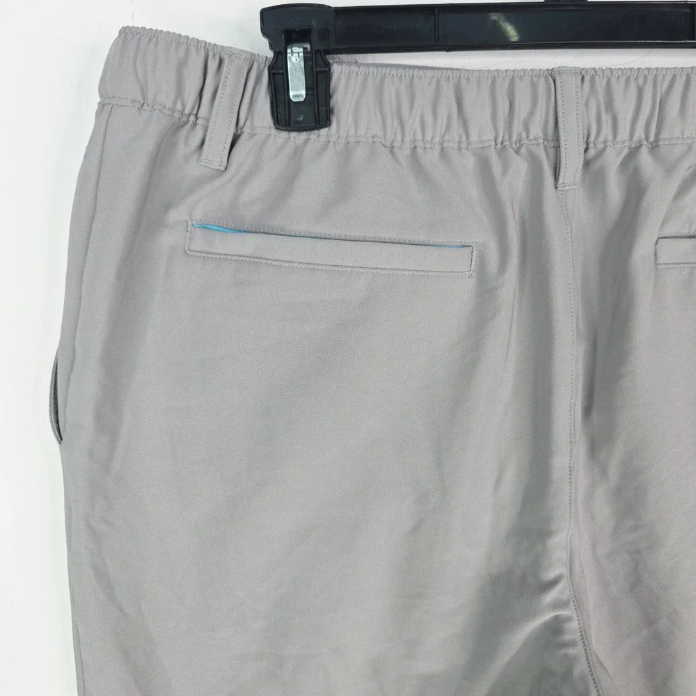 Chubbies Everywear Pants Mens XL Light Gray Elastic Waist Drawstring Golf Chino